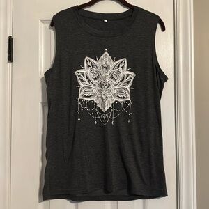 EUC Gray Mandala Tank